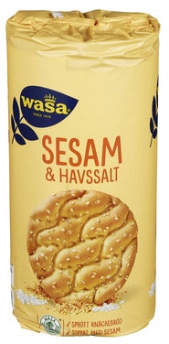 Bilde: © Wasa / Oda Wasa Knekkebrød Runda Sesam & Havsalt