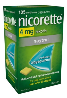 Bilde: © Nicorette / Oda Nicorette Nicorette Classic 4mg