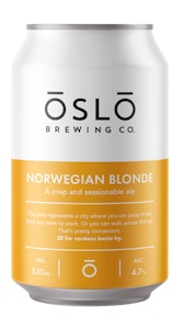 Oslo Brewing Co. Norwegian Blonde
