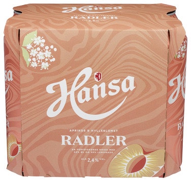 Hansa Hansa Radler Aprikos og Hylleblomst 6 x 0,5l