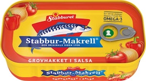 Stabburet Stabbur-Makrell Grovhakket i Salsa