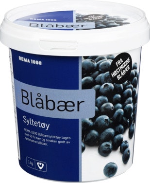 Bilde: © REMA 1000 / Oda REMA 1000 Blåbærsyltetøy
