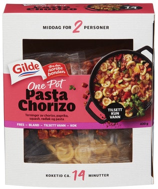 Bilde: © Gilde / Oda Gilde One Pot Pasta Chorizo 430 g