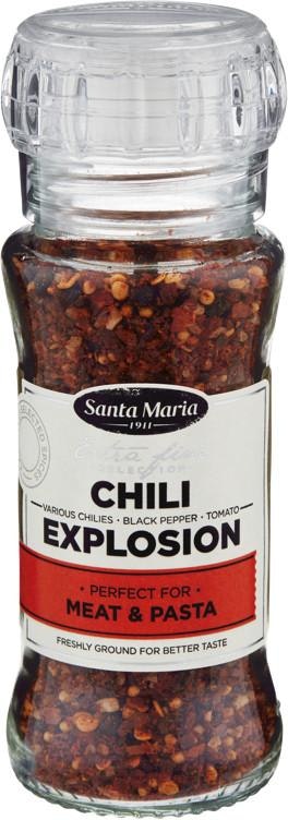 Santa Maria Chili Explosion Med kvern