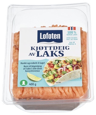Bilde: © Lofoten / Oda Lofoten Kjøttdeig av laks Uten Tilsatt Salt & Vann, 400 g
