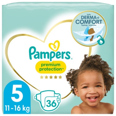 Bilde: © Pampers / Oda Pampers Bleie Premium Protection Str. 5, 11-16kg