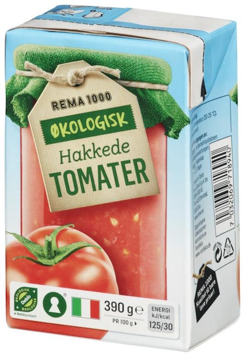 REMA 1000 Tomater Hakkede Økologisk