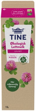 Bilde: © Tine / Oda Tine Tine Økologisk Lettmelk 1,2%