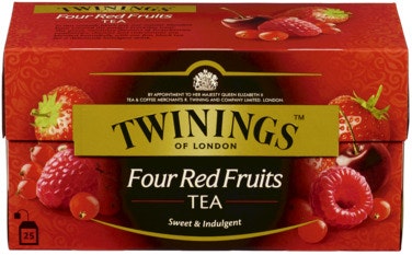 Twinings Four Red Fruits Tea 25 poser