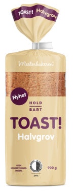 Mesterbakeren Toast Halvgrov