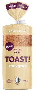 Bilde: © Mesterbakeren / Oda Mesterbakeren Toast Halvgrov