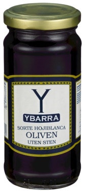 Ybarra Sorte Oliven Uten Sten 230 g