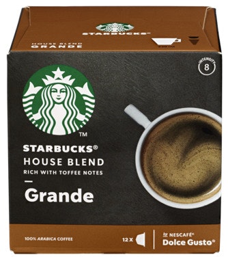 Bilde: © Dolce Gusto / Oda Dolce Gusto Starbucks House Blend X12 102g