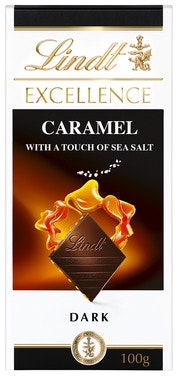 Bilde: © Lindt / Oda Lindt Excellence Karamell & Havssalt Mørk Sjokolade