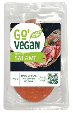 Bilde: © Go’Vegan / Oda Go’Vegan Plantebasert Salami