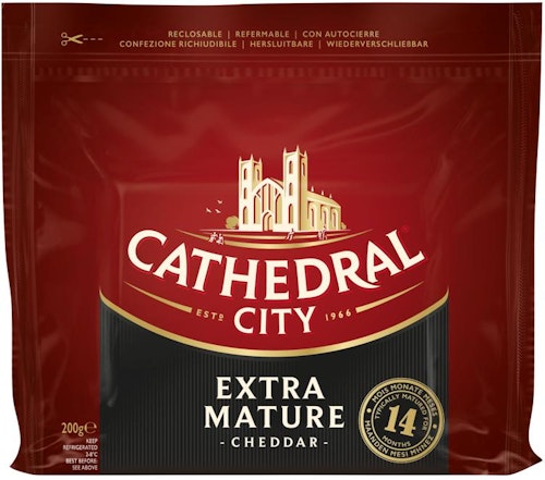 Cathedral City Cheddar Extra mature 14 mnd