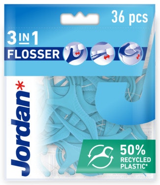 Bilde: © Jordan / Oda Jordan Jordan Flosser 3-in-1 Med smak