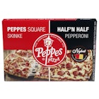 Square Half`n Half, Skinke & pepperoni