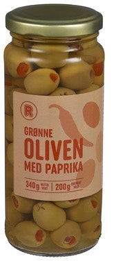 Bilde: © REMA 1000 / Oda REMA 1000 Grønn Oliven Med Paprika