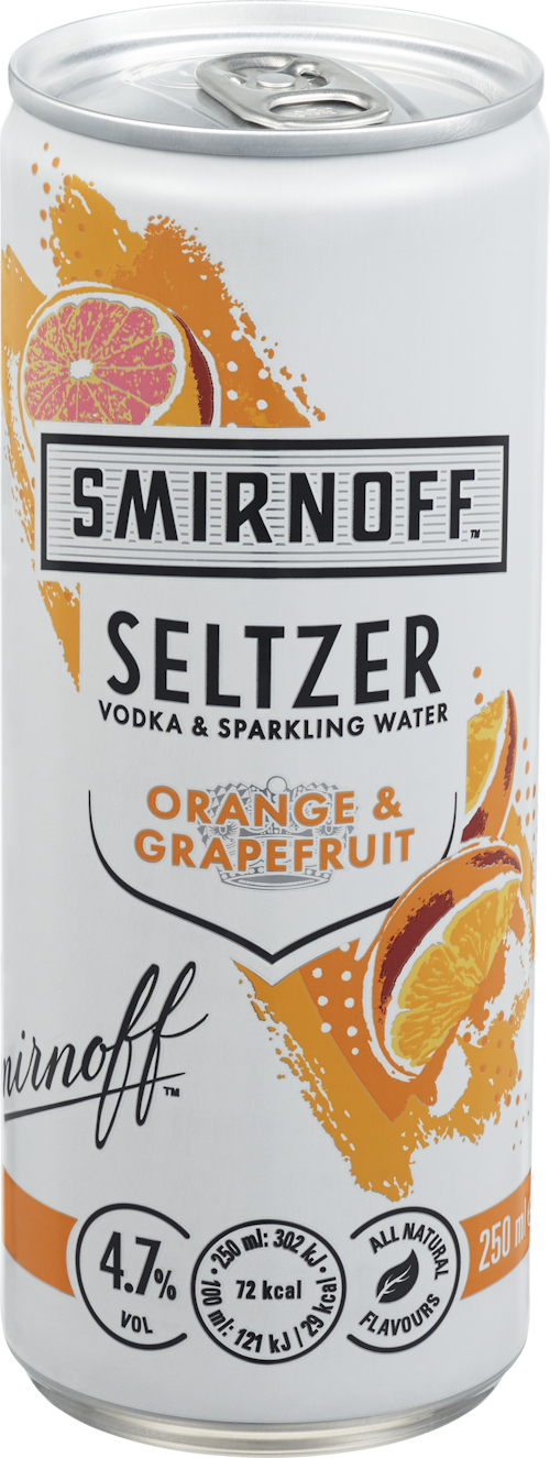 Smirnoff Smirnoff Seltzer Orange & Grapefruit