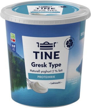 Bilde: © Tine / Oda Tine Gresk Type Naturell yoghurt laktosefri
