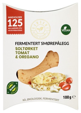 Bilde: © Rawsom / Oda Rawsom Fermentert Smørepålegg Soltørket Tomat og Oregano