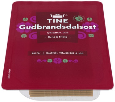 Bilde: © Tine / Oda Tine Skivet Gudbrandsdalsost