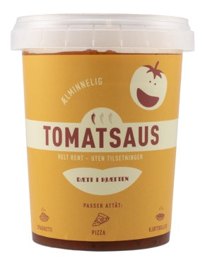 Tomatsaus #ælminnelig  500 g