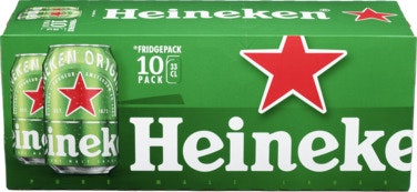 Heineken Heineken Fridgepack 0,33l x 10 stk