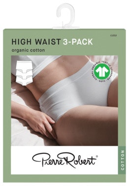 Bilde: © Pierre Robert / Oda Pierre Robert High Waistr-truser i bomull Hvit, str. M
