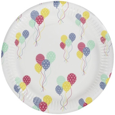 Bilde: © REMA 1000 / Oda REMA 1000 Papptallerken Bursdag Assortert 22 cm