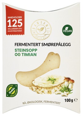 Rawsom Fermentert Smørepålegg Steinsopp og Timian