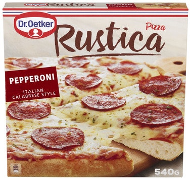 Dr. Oetker Rustica Pepperoni Calabrese Pizza