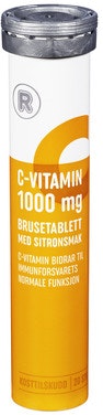 REMA 1000 C-Vitamin 1000 mg, Brusetablett med sitronsmak