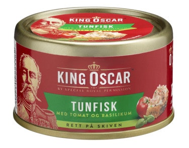 Bilde: © King Oscar / Oda King Oscar Tunfisk med Tomat & Basilikum