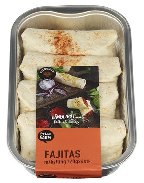 Bilde: © Waldemars / Oda Waldemars Kylling Wrap Fajitas