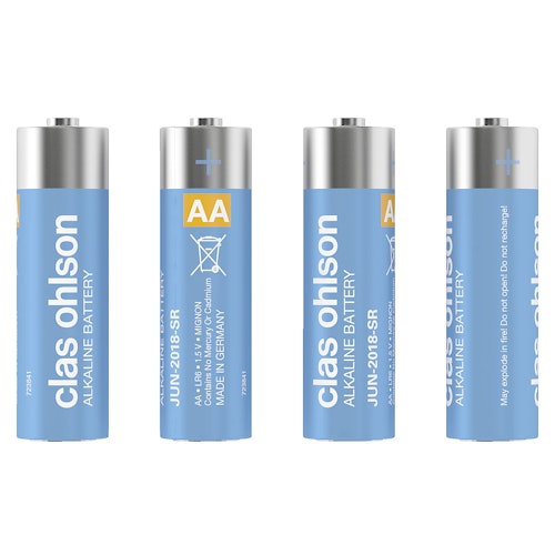 Clas Ohlson Co Alkalisk Aa/lr6-batteri