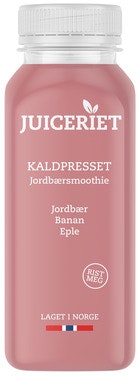 Juiceriet Kaldpresset Jordbærsmoothie Jordbær, Banan & Eple