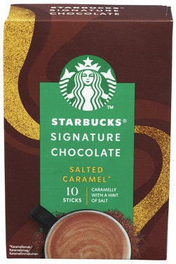 Starbucks Signature Chocolate Salted Caramel 10 poser