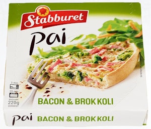 Stabburet Bacon & brokkolipai Liten