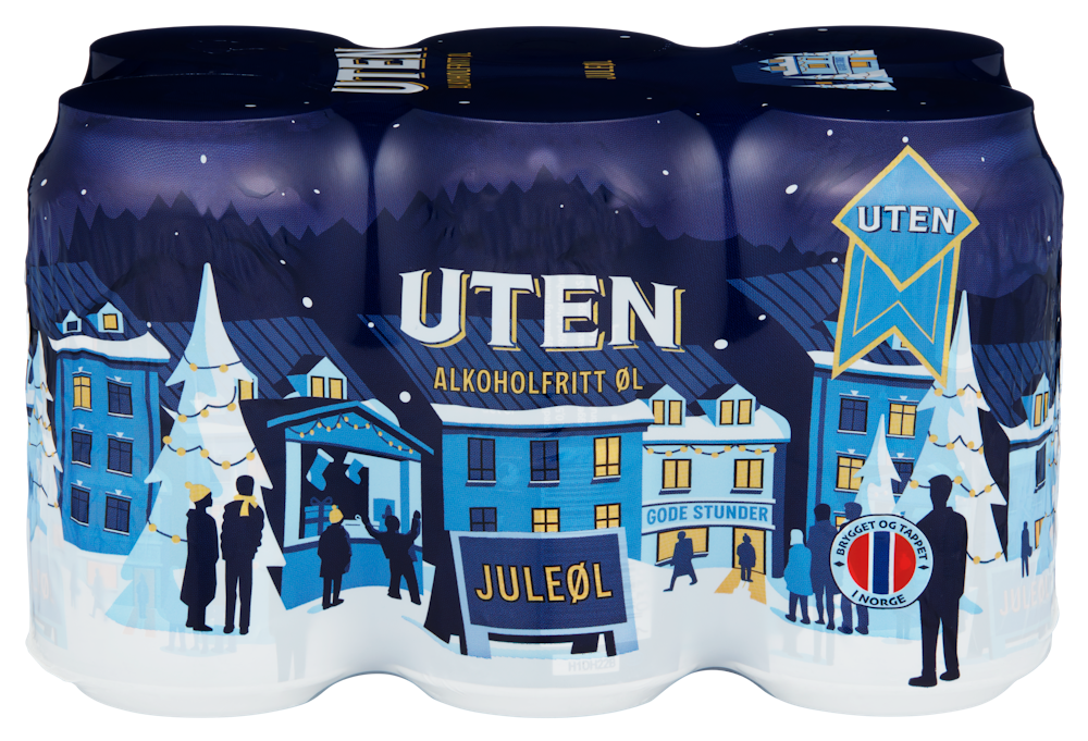 Aass Bryggeri UTEN Jul 6 x 0,33L