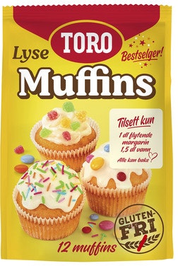 Bilde: © Toro / Oda Toro Lyse Muffins Mix