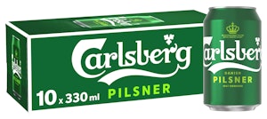 Carlsberg Pilsner Boks, 10x0,33l