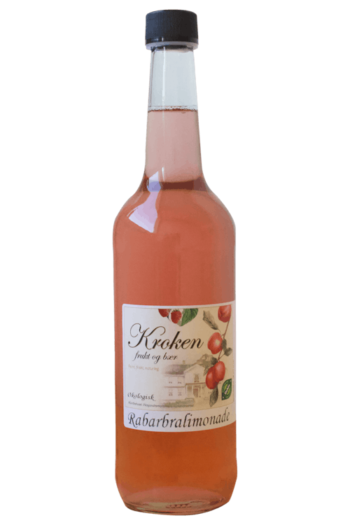 Bilde: © Kroken Frukt & Bær / Oda Kroken Frukt & Bær Økologisk Rabarbralimonade