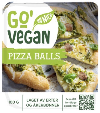 Bilde: © Go’Vegan / Oda Go’Vegan Pizzaballs