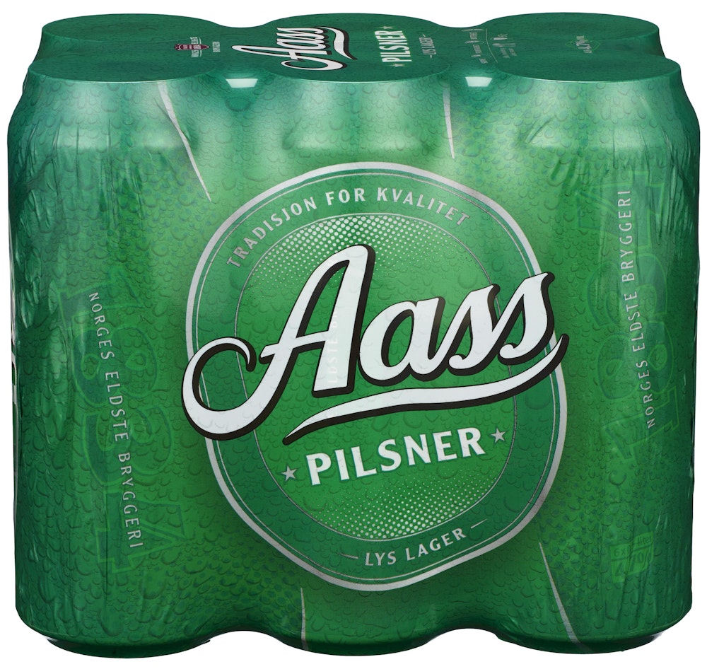 Aass Pilsner 6 x 0,5l, 3 l