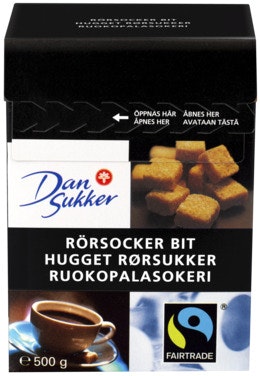Bilde: © Dansukker / Oda Dansukker Råsukkerbit 500 g