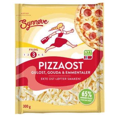 Bilde: © Synnøve / Oda Synnøve Revet Pizzaost