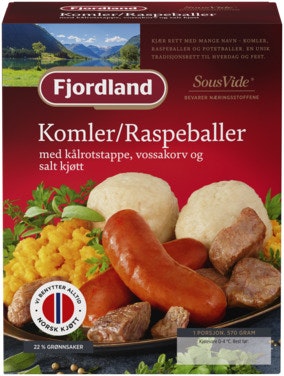 Bilde: © Fjordland / Oda Fjordland Komler/Raspeballer/Komper