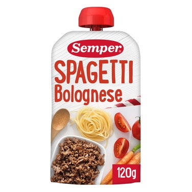 Bilde: © Semper / Oda Semper Spaghetti Bolognese Spiseklar Fra 6 mnd